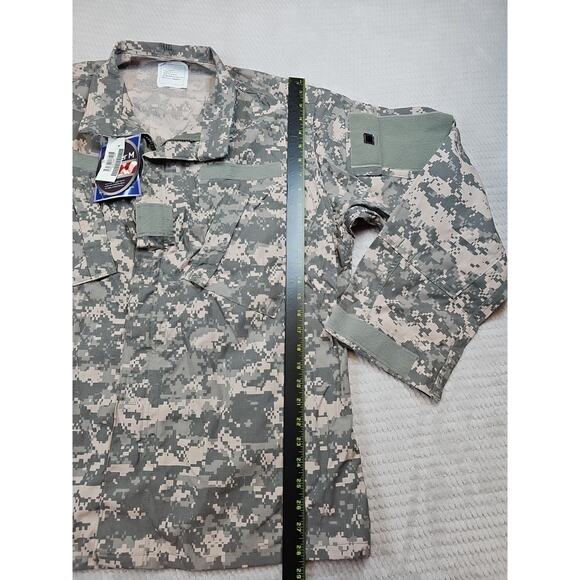 Defender M Jacket Mens Large Regular Digital Camo BDU Full Zip Army Military FR - Picture 2 of 7